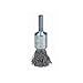 Crimped Wire Solid End Brushes - eba-22 .005 brass1in dia cri