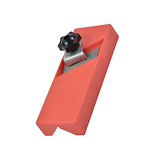 NUOBESTY Cepillo De Recorte Para Carpintería 45° Con Base De Acero y Plástico Resistente, Herramienta Manual Para Biselar Madera, Incluye 10 Cuchillas De Recambio, Adecuado Para Trabajos De Carpintero