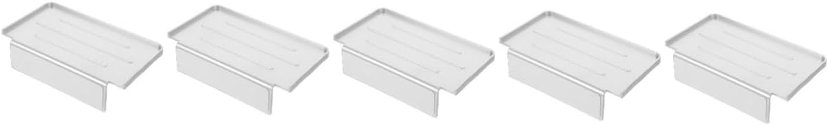 5pcs Bathroom Wall Mounted Phone Holder No Drilling Stylish Corner Shelf for Bathroom Storage Organizer Easy Installation Versatile Use for Toiletries and Accessories