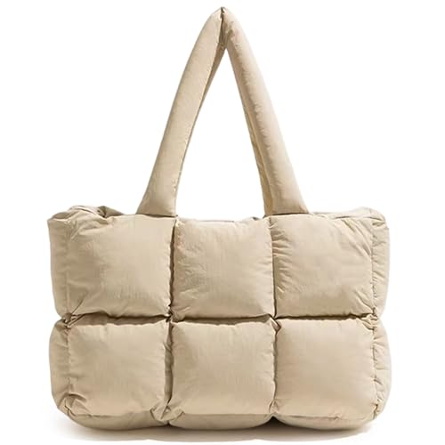 Mabecol Bolso Mujer Acolchado Grande Tipo Tote Bandolera