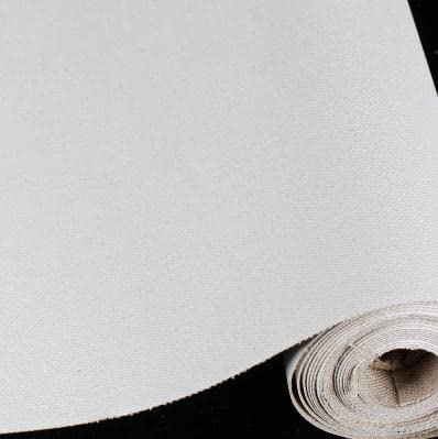 Leinwand zum Malen 0,68 m x 5 m Rolle blanko gestreckte Künstlerölgemälde Leinwand Reine Baumwolle/Leinen Leinwand für Öl- und Acrylmalerei leere Leinwand 0324 (Farbe: 480 g reines Leinen)