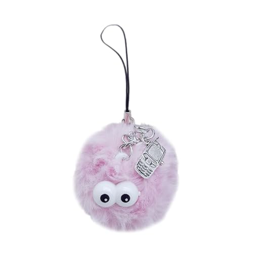 JSGHGDF Cute Plush Monsters Pendant Phone Straps Lanyard Pocket Keychain Strap Backpack Charm Car Keys Decoration Chain
