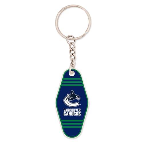 Porte-clés acrylique Vancouver Canucks LNH ne perdez plus vos clés
