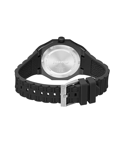 Image of HUGO Men's #Grail Sport Watch - 44mm Stainless Steel Case, Multifunction Movement, Bold Design, Quartz Accuracy, Sporty and Dynamic Style - Gift for Him