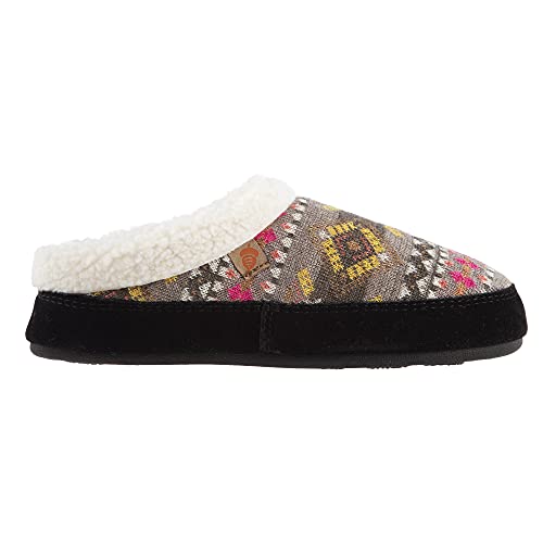 Image of Acorn Womens Slipper with Berber Lining, Suede Siding and Durable Non-Slip Indoor /Outdoor Sole