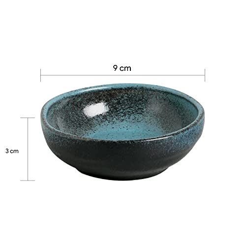 Conjunto C/ 6 Ramequim Médio Orgânico Night Sky 9x3 cm