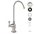 Puroflo Brushed Nickel Reverse Osmosis Faucet, NSF Certified Lead-Free Drinking Water Faucet for Under Sink Water Filtration System, Non-Air Gap Brushed RO Faucet, Filtered Water Faucet FLR-575BN
