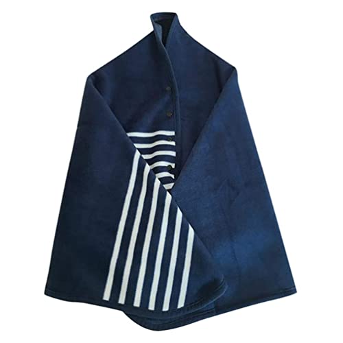 SXFYGYQ Couverture pour fauteuil roulant, châle à carreaux double couche, multifonction, polyvalente, pour la maison, le bureau, la chambre à coucher, la voiture, le métro, l'avion pour femme Cover