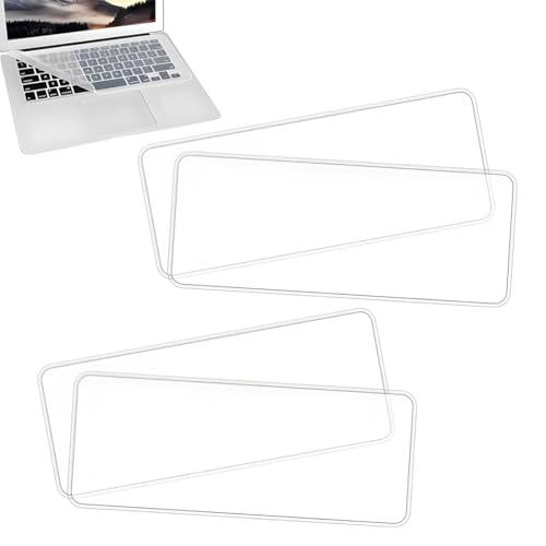 UYVPAER 4 Pièces Film Protecteur Clavier Silicone Transparent 15-17 Pouces Protection Clavier Ordinateur Portable