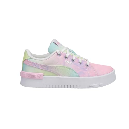 PUMA Puma Jada /// Little Kid, Pink Lady-Mist Green-Fresh Yellow, 3.5 US Unisex