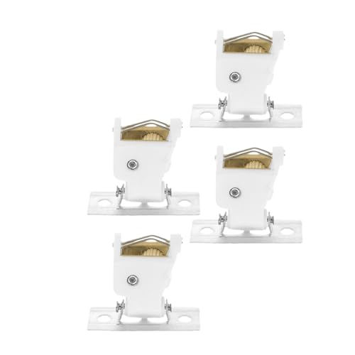 TOYANDONA Cerradura para Cortina Romana Polea 4 Piezas, Bloqueo de Cordón para Persianas, Kit de Repuesto de Poliéster y Metal, Apto para Ventana, Uso en Hogar y Oficina