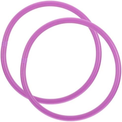 BESPORTBLE Arm Hoop 2pcs Weighted Hoop Waist Exercise Ring Workout Tire Weighted Club Womens Gym Accessories Fitness Sports Arm Hoops Workout Accessories Purple