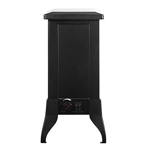 Winado Electric Fireplace, 18” Stove Heater with Realistic Flame, Adjustable Heating Mode, CSA Certified - Overheating Safety Protection for Living Room& Bedroom& Office, 120V 1400W, Black - Image 9