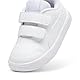 PUMA Unisex Kinder Courtflex V3 V Inf Sneaker, Puma White Puma White Silver Mist, 27 EU