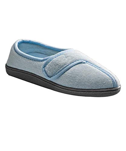 Silverts Disabled Elderly Needs Adjustable Easy Touch Closure Slipper