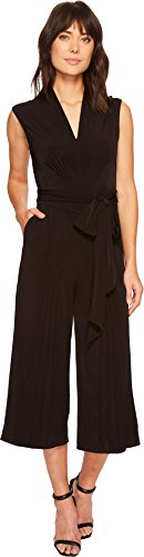 CATHERINE CATHERINE MALANDRINO Women's Suraya Jumpsuit, Black, 12