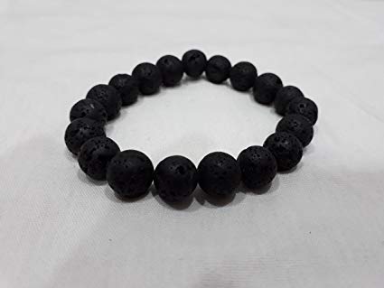 Pmw - Jwala Mukhi Bracelet - Volcano Lava Stone - Standard Size - 1 Bracelet