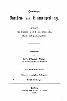 Hamburger Garten- Und Blumenzeitung 1517538149 Book Cover