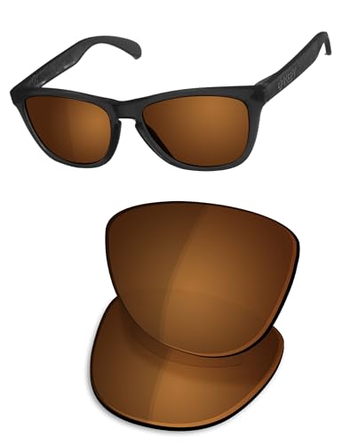 Verres de rechange OO9284 anti-éblouissement pour réparer vos Frogskins Range