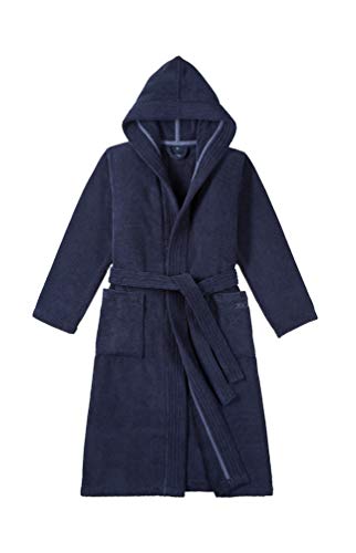 Preisvergleich Produktbild Joop! Bademantel Damen Kapuze 1649 Blau - 175 XS