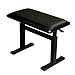 XIAOQIAO Panca per Pianoforte Idraulica con Sollevamento Automatico Sgabello per Pianoforte a Forma di I con Cuscino Impermeabile e Tappetino Antiscivolo Carichi Fino a 180 kg