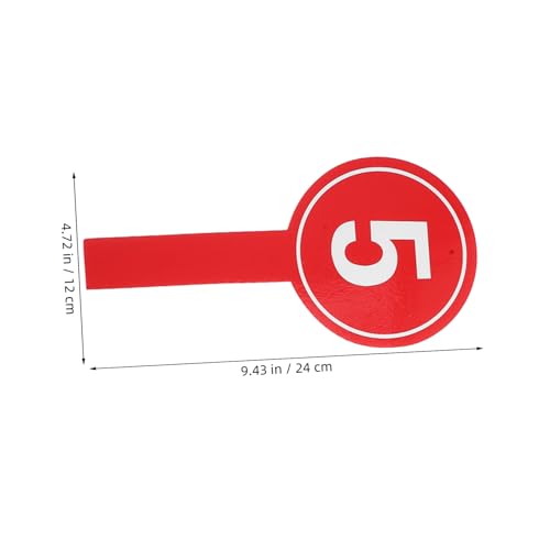 Tableros de puntuación HEMOTON 10 unidades rojo espuma miniatura 2