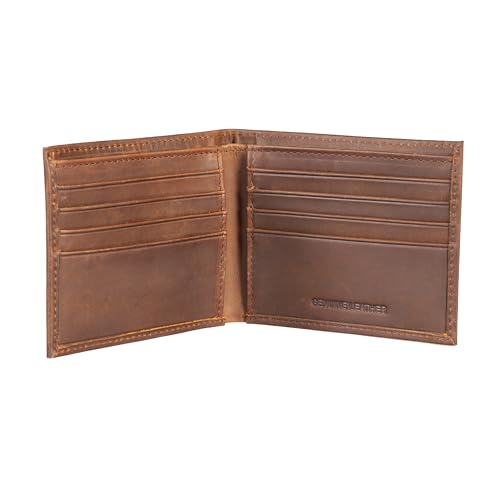 Team Sports America 7WLT Brown Bi-Fold American Flag Wallet, Usa Flag Leather Wallet thumb #3