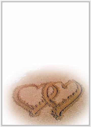 Briefpapier mit Herzen DIN A4 - Papier mit Herzchen - 20 Blatt - Motiv Nr. 015 | 90g/m² Briefpapier mit Herzen DIN A4 - Papier mit Herzchen - 20 Blatt - Motiv Nr. 015 | 90g/m²