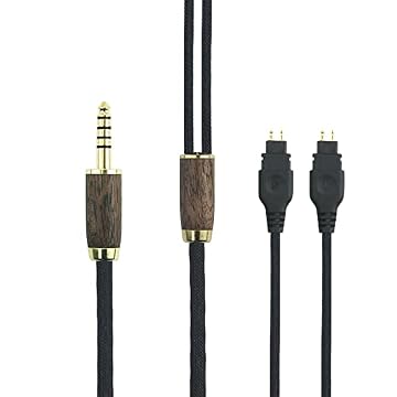 NewFantasia cabo de substituição de áudio compatível com fones de ouvido Sennheiser HD525 HD545 HD565 HD580 HD600 HD650, preto, 2,1 metros/6,6 pés