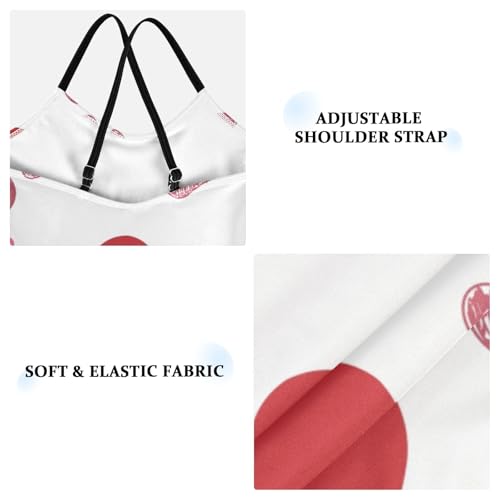 Dog Paw Print Hearts Valentines Day Girls Swimsuits 1-Piecing Toddler Swim Suit for Girls Kids3