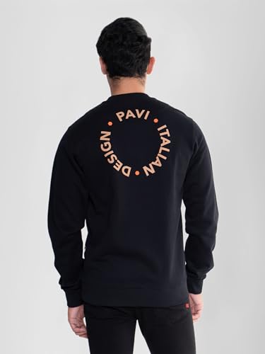 Black Sweater Cotton 97% Elastane 3% for Men Casual, Soft, Modern Design and Comfortable for Everyday Use. 5