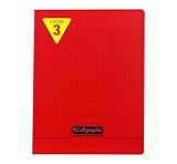 COUVERTURE EN POLYPRO TRANSPARENT : résistante aux manipulations, indéchirable et imperméable. Plus besoin de protège-cahiers !