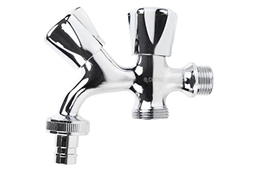 Pack De 2 Grifos De Doble Salida De Agua Para Lavadora/Lavavajillas Modelo Hurón
