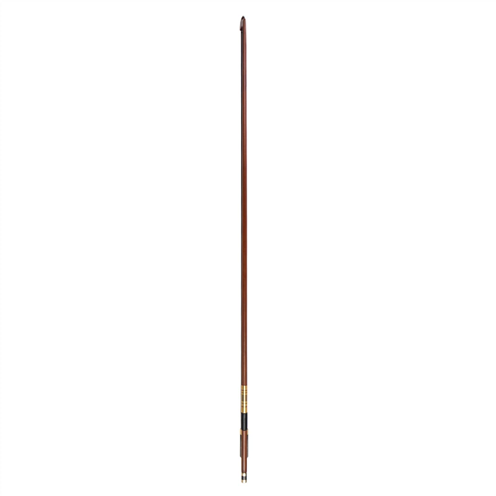 TSTS Geigenbogen Advanced 4/4 Violinbogen Ausgewähltes IPE-Holz Ebenholz Frosch Schwarzer Rosshaarbogen Langlebig