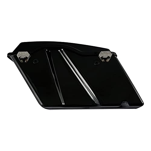 TCT-MOTORPARTS Alforjas rígidas de ABS para Harley Touring 1994-2013 con llave y cierre miniatura 7