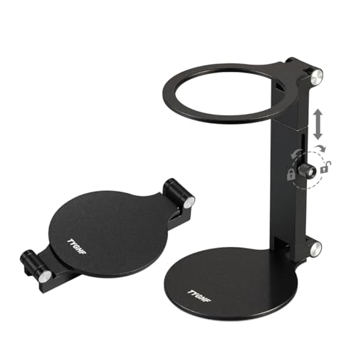 TYGHF Pour Over Coffee Maker Stand,Adjustable & Foldable Portable Electric Espresso Machine Stand,Holder for Coffee Grinder,Universal Dripper,V60 Dripper,Travel Coffee Maker, Press Black