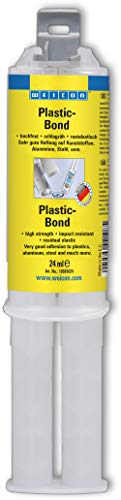 Preisvergleich Produktbild Weicon 10565024 Plastic-Bond 24ml Strukturklebstoff für Kunststoff, Aluminium, Stahl uvm, cremeweiß-milchig