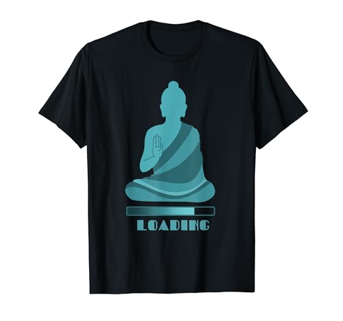 Buddha Loading Meditation Yoga Mandala Zen T-Shirt T-Shirt