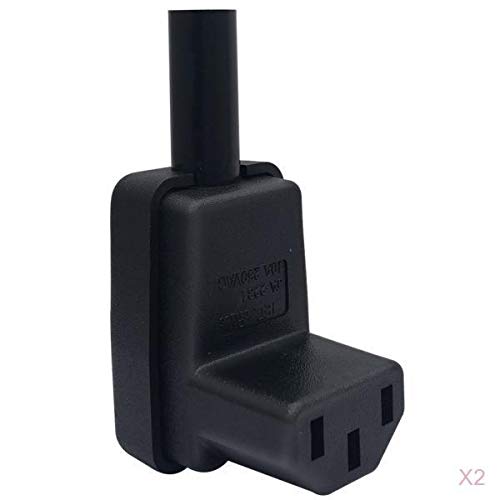 BNF®2X Detachable AC Electrical Power Socket Right Angled Plug IEC320 C13 Female|Computers/Tablets & Networking|Computer Cables & Connectors|Power Cables & Connectors-image-17