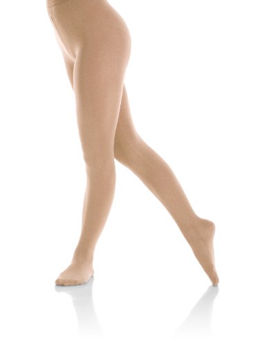 3371 Opaque Plus Adult Footed Tights - Suntan