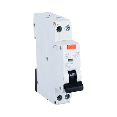 ���ړI 32Amp RCBO �R�d�ی�p��H�u���[�J�[ 1P+N 30mA 6kA B32 �Ȗʓd�C�X�C�b�`