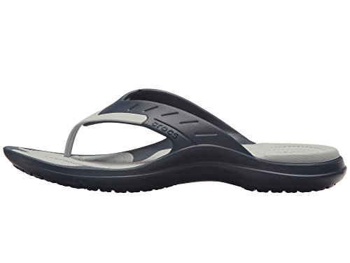 Image of Crocs Modi Flip Sport Sandal, Navy /Light Grey, 5 US Men /7 US Women