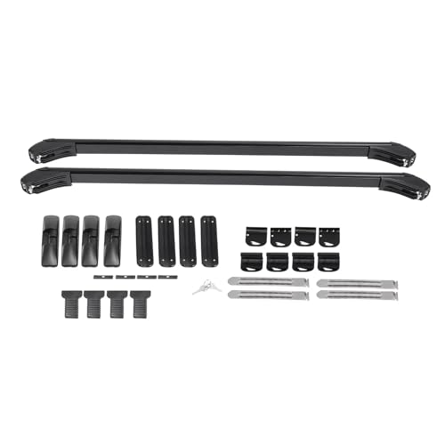 Barres de toit rails support universel voiture aluminium pour galerie de toit