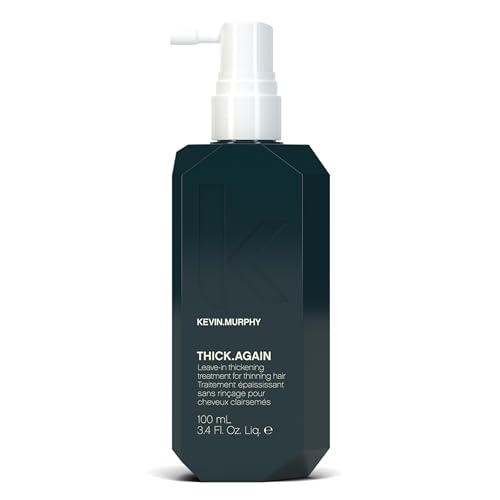 KEVIN.MURPHY THICK.AGAIN - Hair Treatment for Men - For Fine or Thinning Hair - Hair Thickening - Heat Protection - Thickness for Body & Bounce - 100 mL / 3.4 fl oz