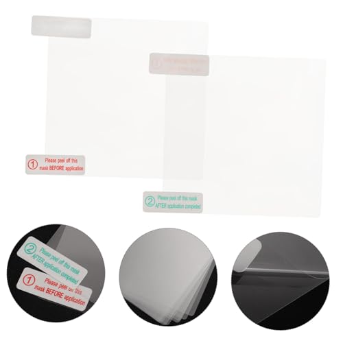 HEALLILY 10pcs High-Temperature Resistant Static Stickers for Etc Devices Adhesive Vehicle Interior Accessories Easy Installation for Electronic Toll Collection Systems - Thumbnail 5