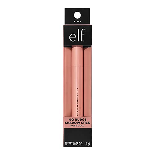 E.L.F. 81666 No Budge Shadow Stick, Long-Lasting Cream Eyeshadow Stick For High-Pigment, Metallic Color, Vegan & Cruelty-Free, Rose Gold thumb #3