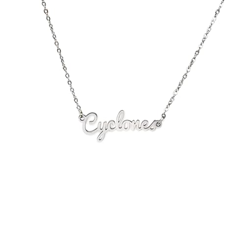 Fan Frenzy Gifts Iowa State Cyclones Script Necklace Officially Licensed
