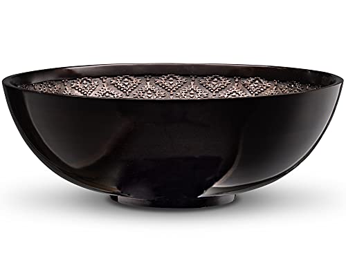 Dublin Brown Decorative Bowl with Orbs Set - Centerpiece Table Decorations - Coffee Table Decor - Home Decorations for Living Room Decor, Table Centerpieces for Dining Room Table