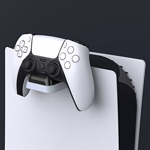 playvital Wandhalterung Controller/Kopfhörer Halter für ps5, Stand mit Anti-rutsches Design für Xbox Series Controller, Wandhalter für Switch Pro Controller Konsole Ständerhalter Zubehör für ps5(Weiß) - Image 7