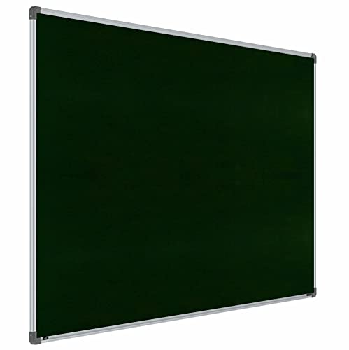 Image of Scholar Art Metis 4x8 Feet Fabric Pin-up Display Board for Office, Home & School | High Strength Velvet Cloth + High Density Soft Board for Pinning Photos, Sticky Notes & Reminders (Dark Green)